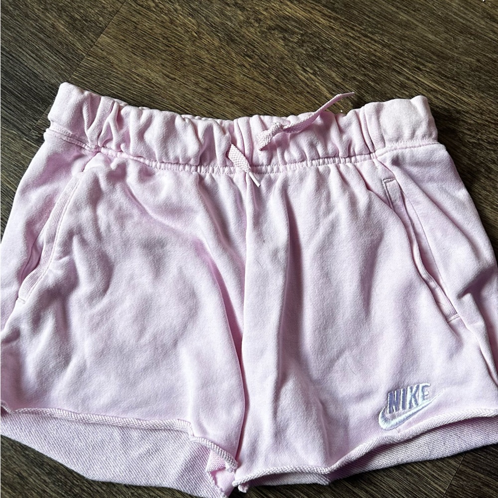 pink nike shorts
